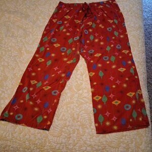 Women's Old Navy Intimates pajama pants, Size XL, Red + Multicolor (Holiday)